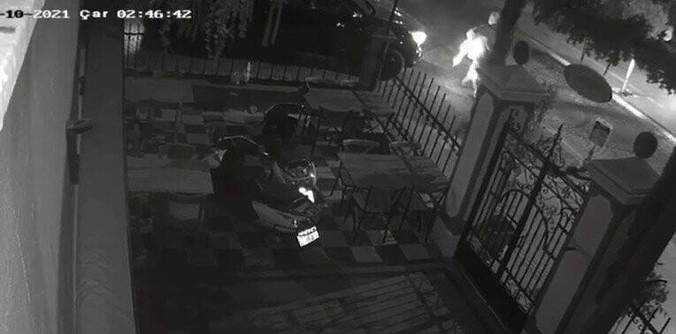 'Duba' hırsızlığı kameralara yansıdı