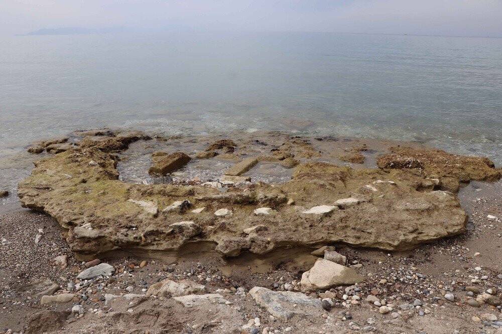 Sular çekildi, tarih ortaya çıktı