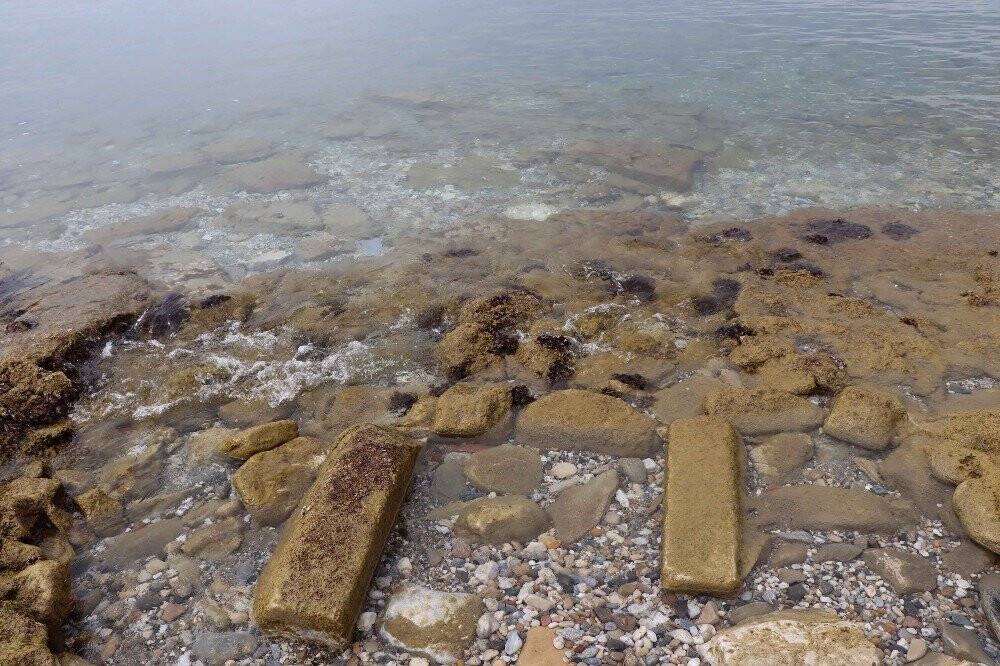 Sular çekildi, tarih ortaya çıktı