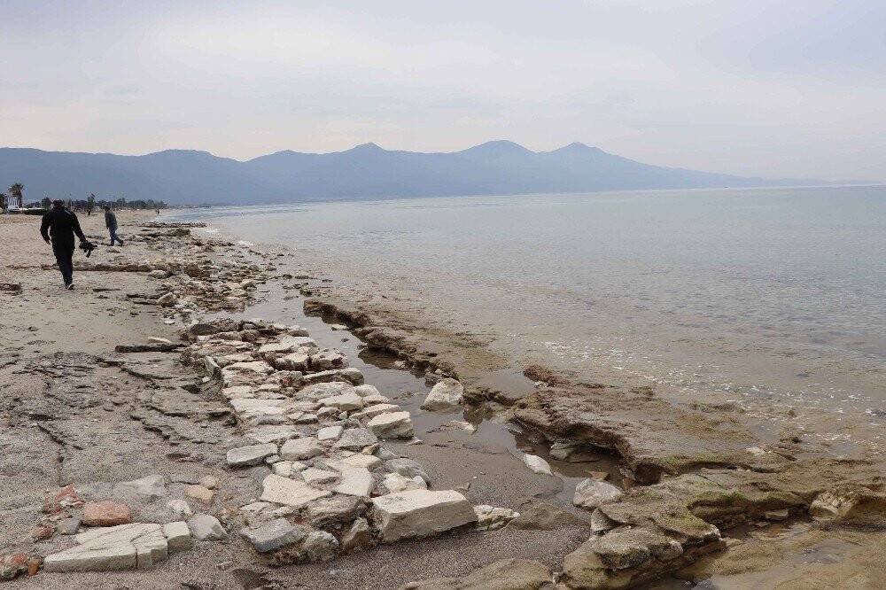 Sular çekildi, tarih ortaya çıktı