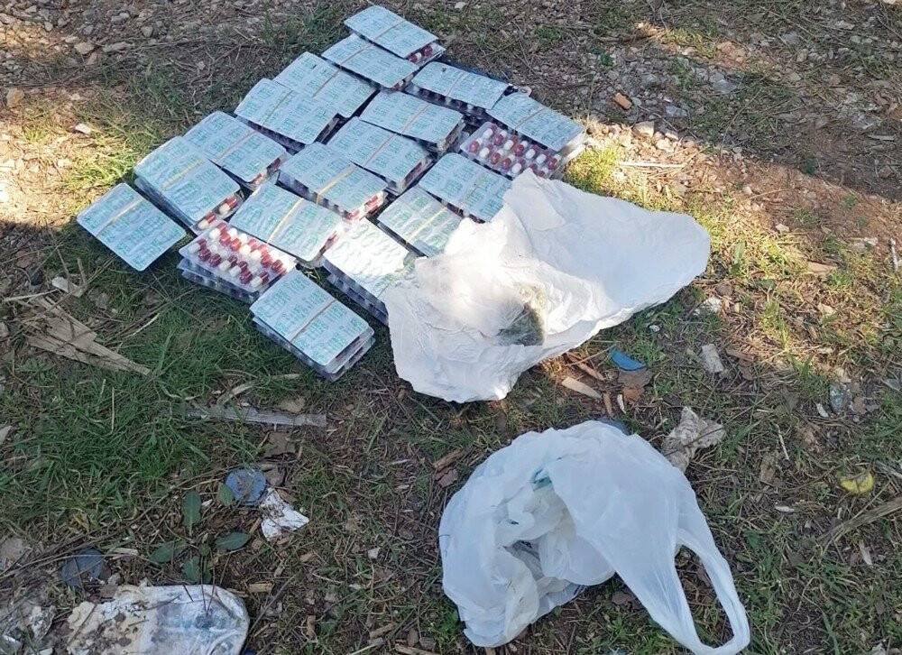 Börek arasında uyuşturucu yakalandı