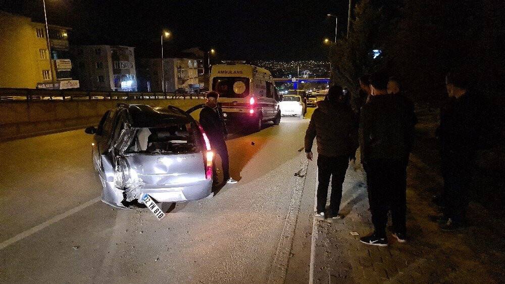 Kaza yaptı, kimse sakinleştiremeyince gözyaşlarına boğuldu