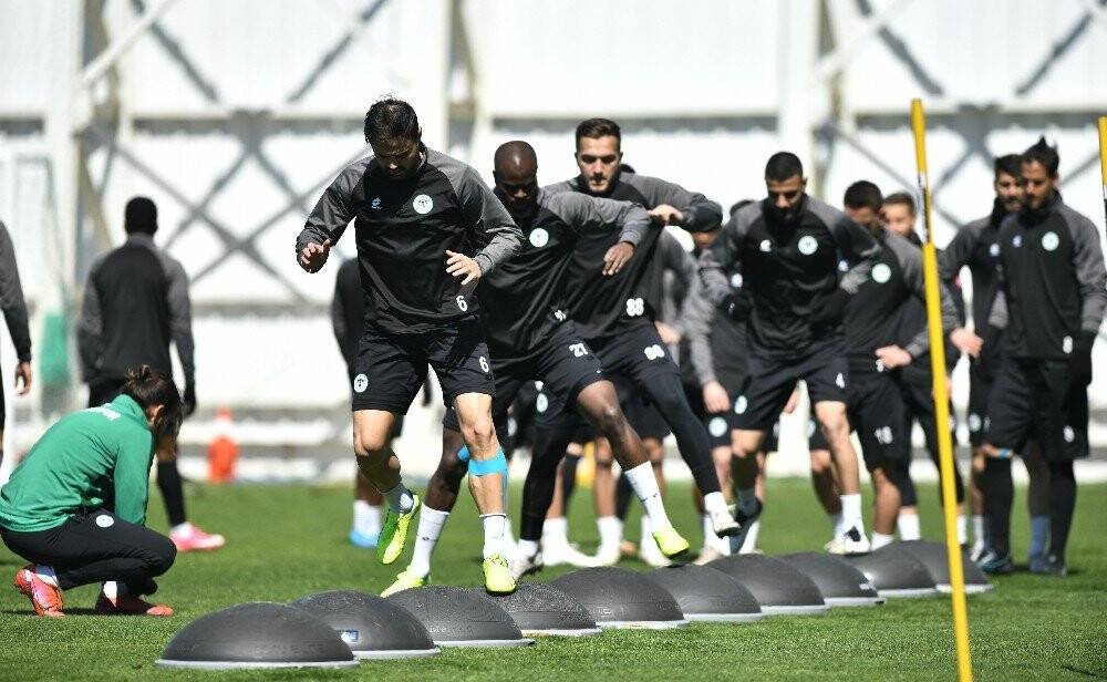 Konyaspor, Kasımpaşa maçı hazırlıklarını sürdürdü