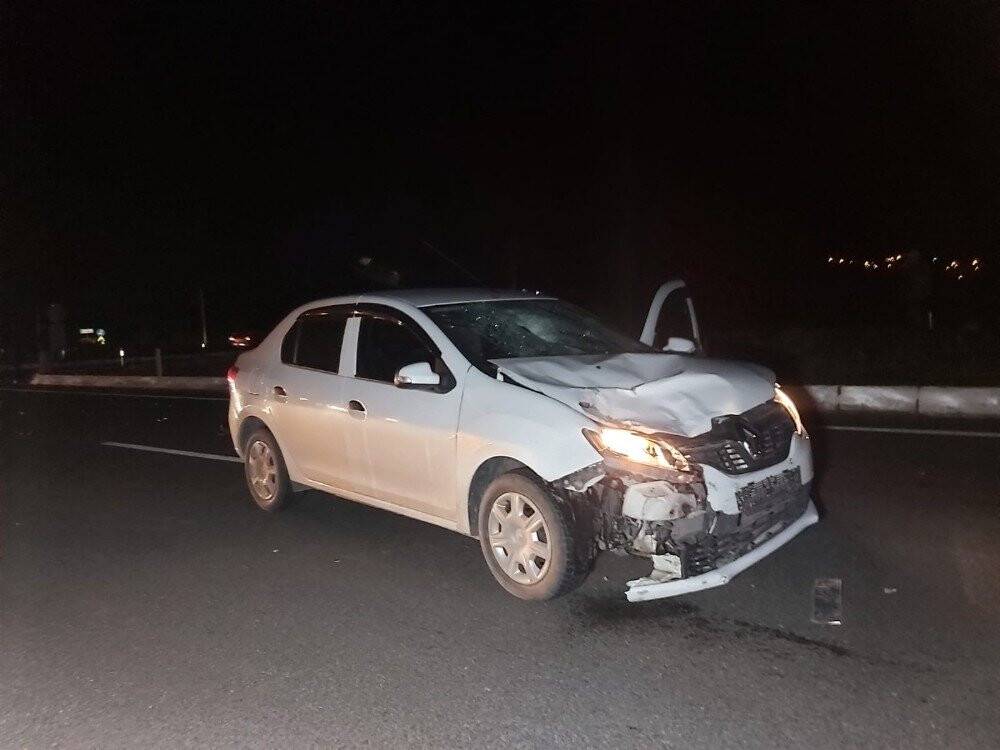 Otomobil ile motosiklet çarpıştı: 1 ölü, 1 yaralı