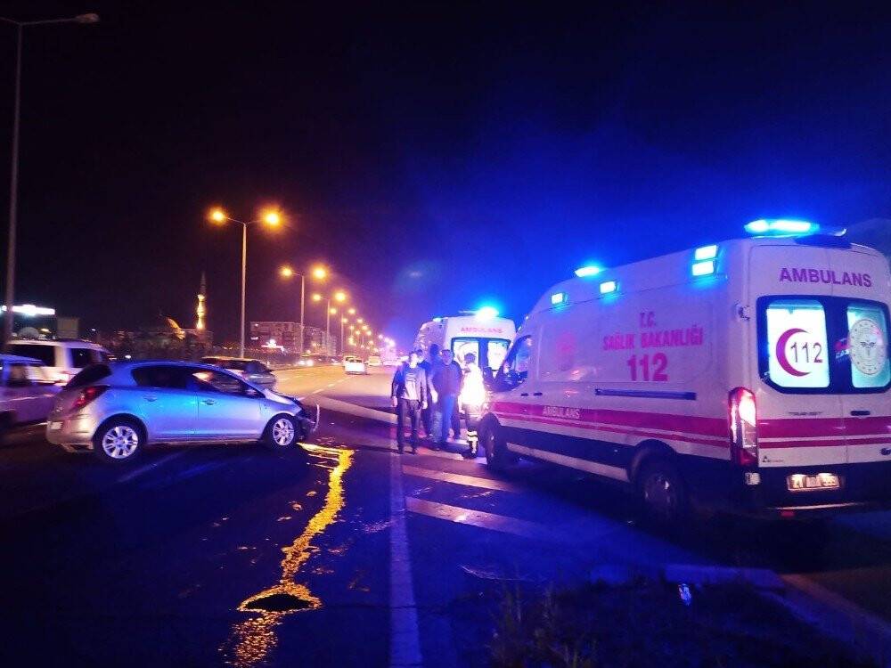 Trafik kazası: 2 yaralı