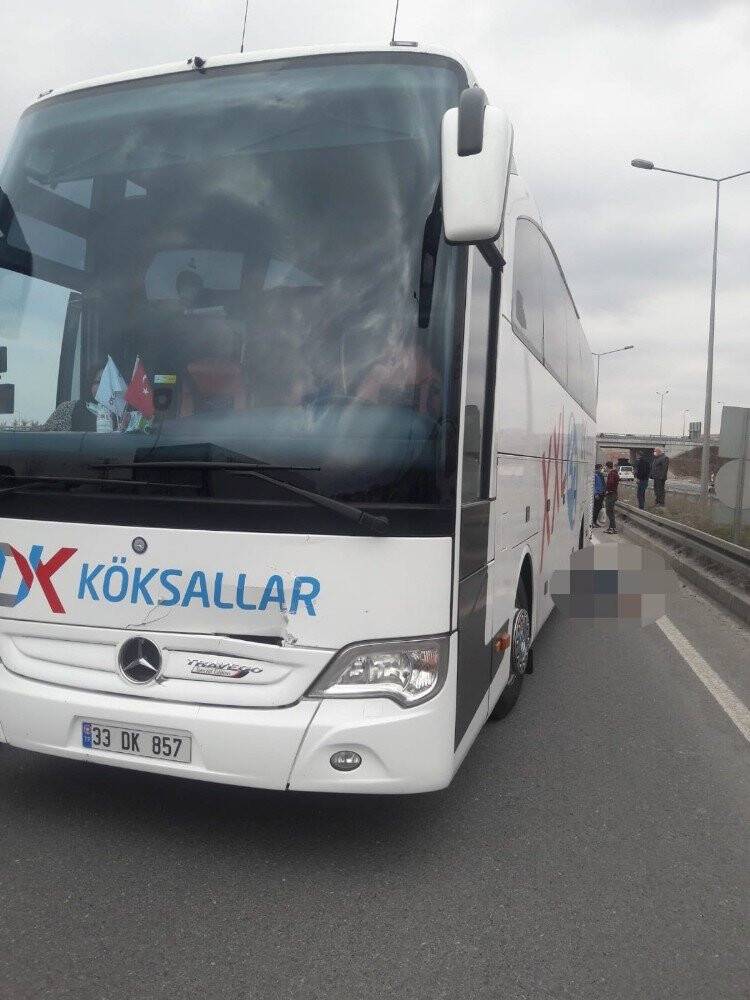 Ankara’da otobüsün çarptığı bir kişi hayatını kaybetti