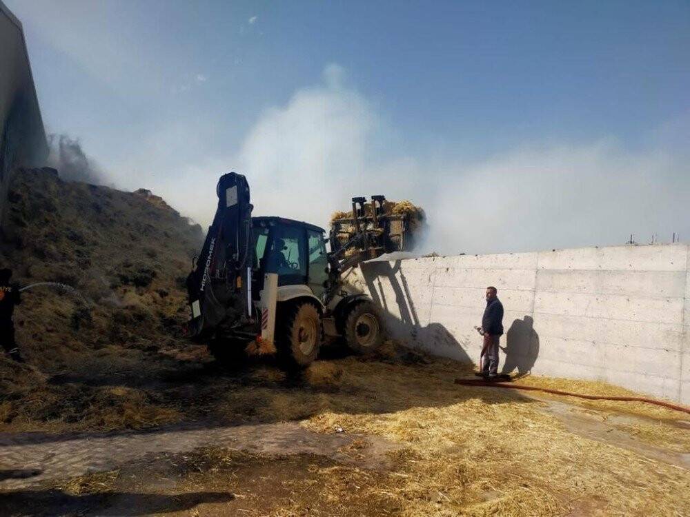 Konya'da besihanede yangın