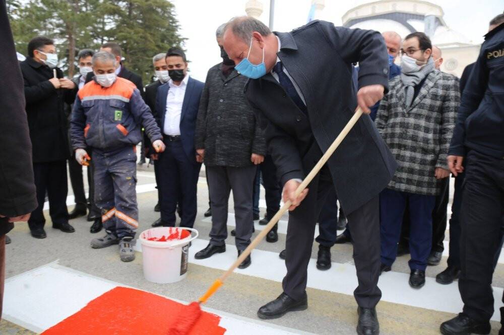 Ereğli’de ’Yayalar Kımızı Çizgimiz" etkinliği düzenlendi