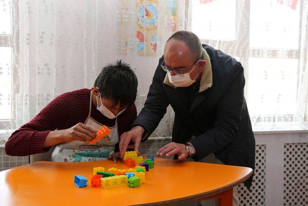 Başkan Kavuş özel öğrencilerle buluştu
