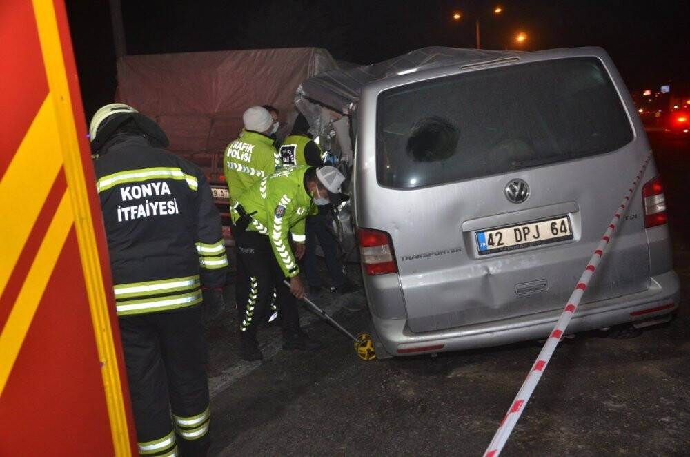 Konya'da trafik kazası: 1 ölü