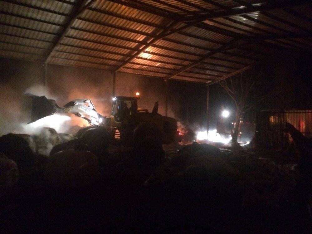 Konya’da çiftlikte korkutan yangın