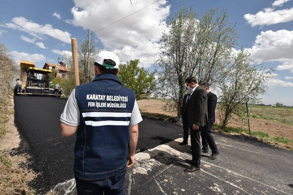 Karatay Belediyesinin yeni hedefi 250 bin ton asfalt dökmek