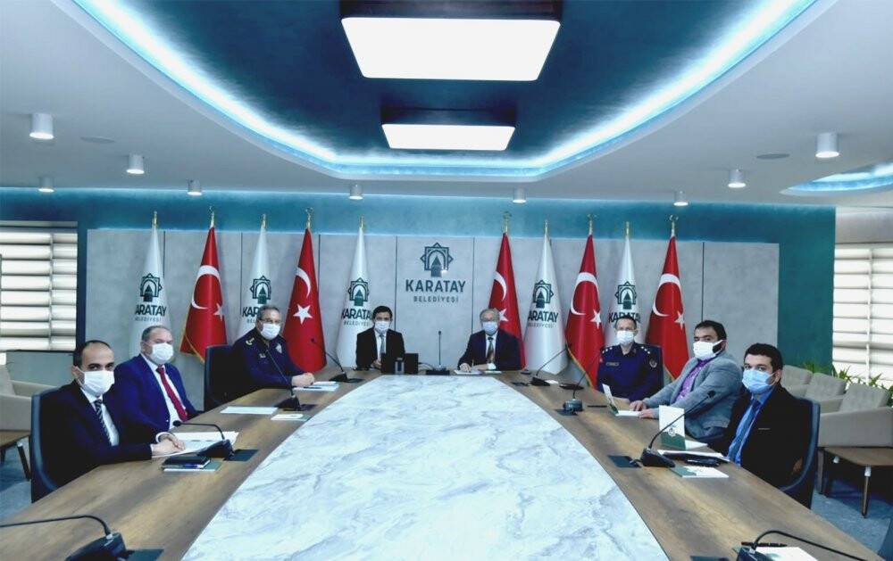 Karatay’da korona virüs ile mücadele toplantısı gerçekleştirildi