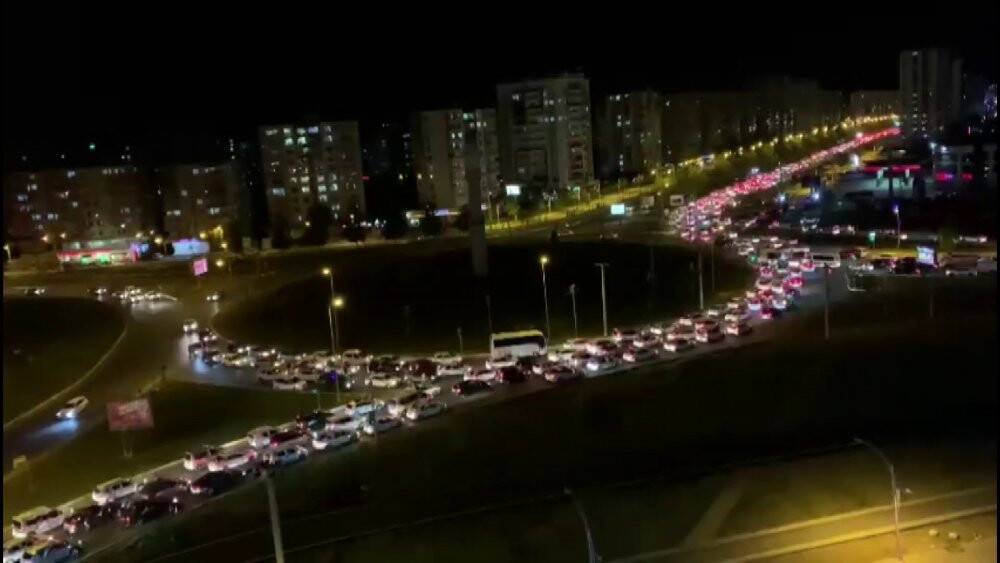 Diyarbakır’da yüzlerce araç konvoyu İsrail zulmünü protesto etti