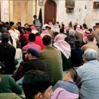 Afrin’de bayram namazında Filistin için dua edildi