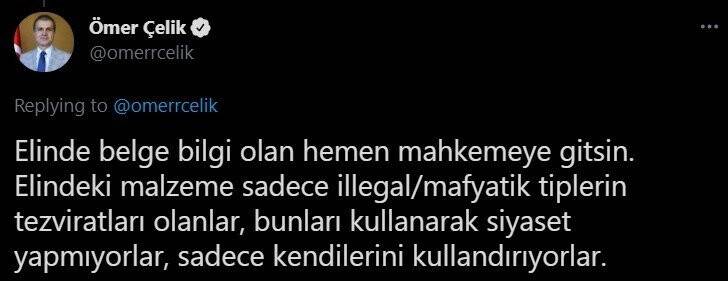 AK Parti Sözcüsü Çelik: Bizi hedef alanları kınıyoruz