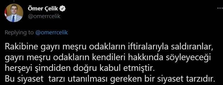 AK Parti Sözcüsü Çelik: Bizi hedef alanları kınıyoruz