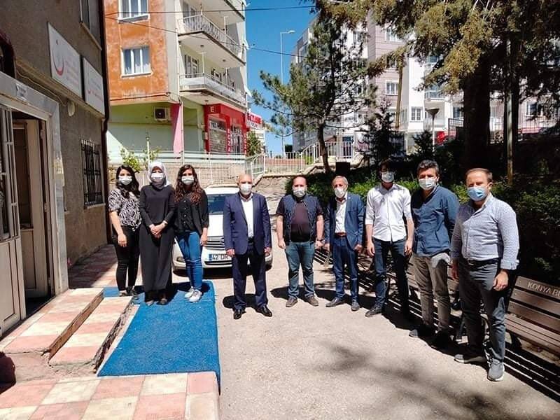 Kaymakam Çakıcı’dan şehit aileleri ve sağlıkçılarla bayramlaştı