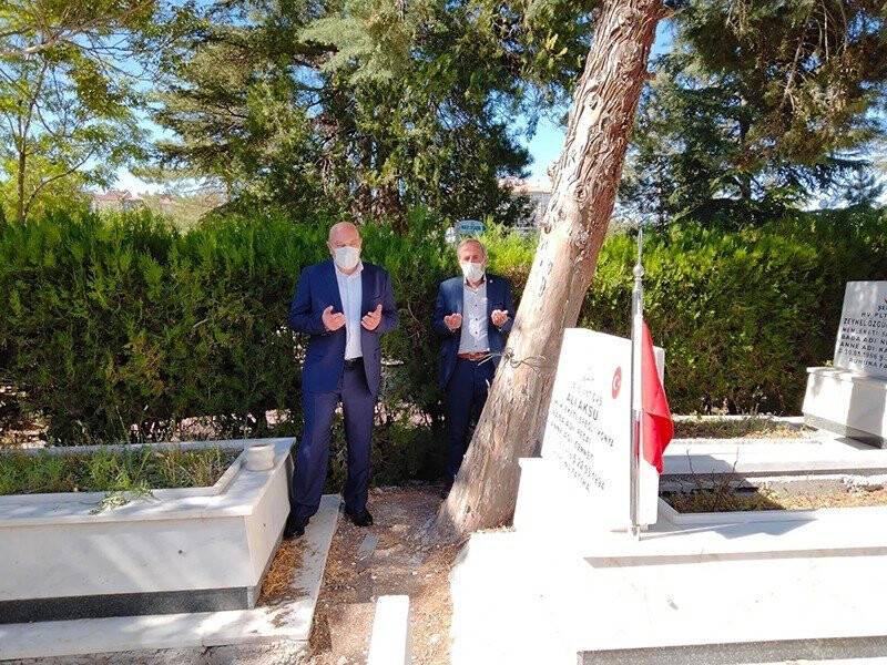 Kaymakam Çakıcı’dan şehit aileleri ve sağlıkçılarla bayramlaştı