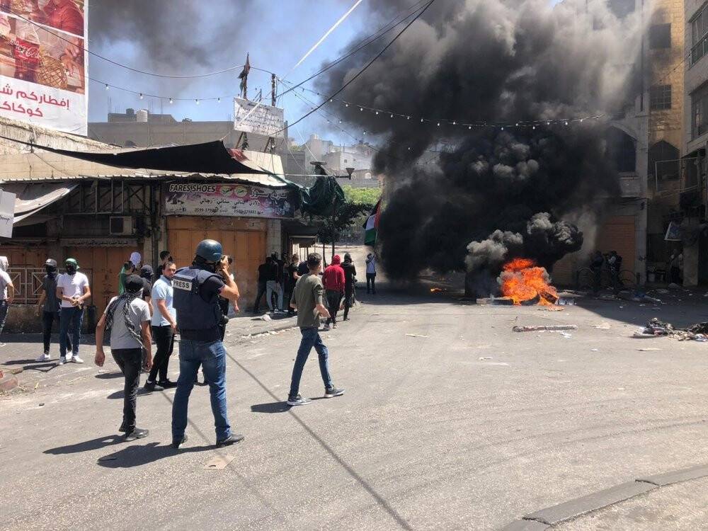 İsrail güçleri El Halil’de Filistinlilerin gösterisine müdahale: 3 yaralı