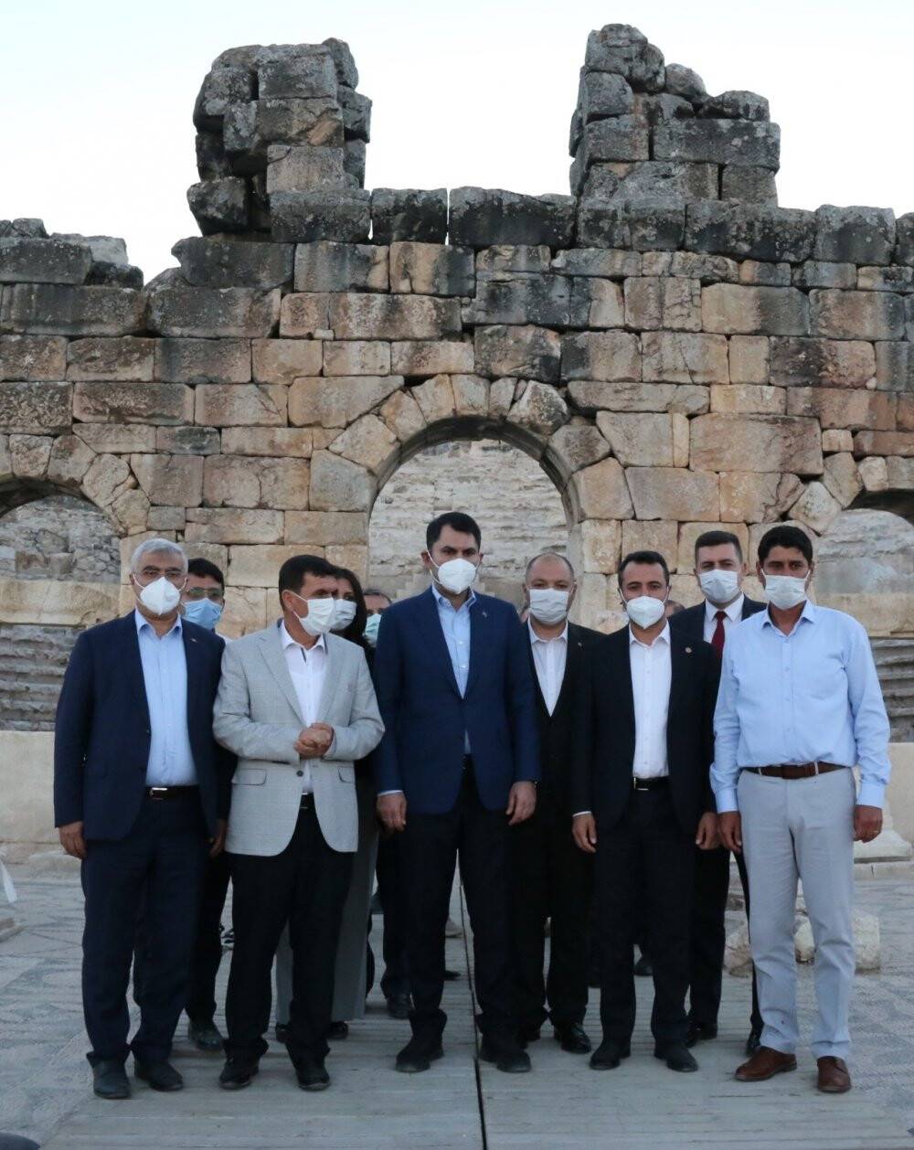 Bakan Kurum, Kibyra Antik Kenti’nde incelemelerde bulundu