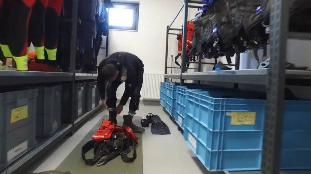 Anadolu Ankası Tatbikatında gölde kazazede kurtarma görevi yapıldı