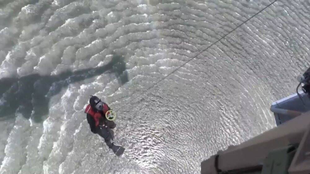Anadolu Ankası Tatbikatında gölde kazazede kurtarma görevi yapıldı