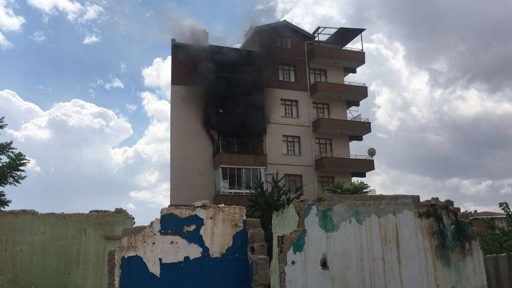 Konya’da yangın paniği
