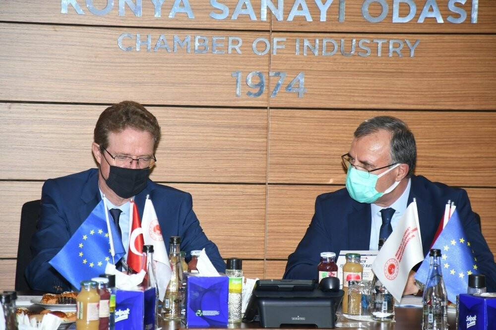 AB Büyükelçisinden KSO’ya ziyaret