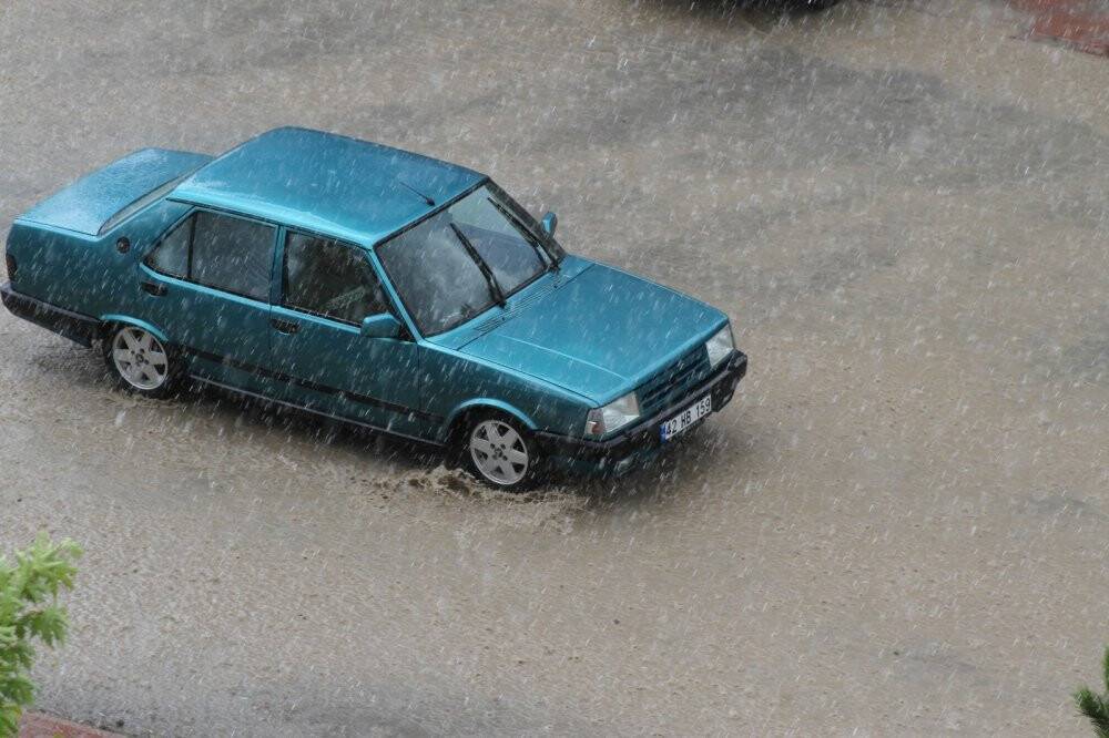 Beyşehir’de yağmurlu günler