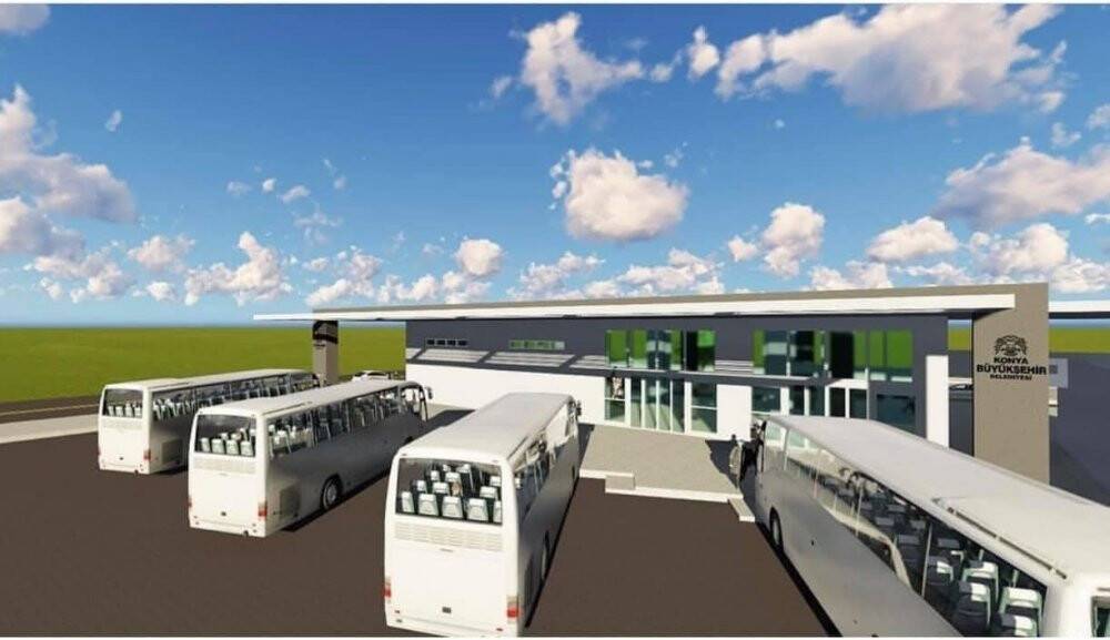 Hüyük’te otogar inşaatına başlandı