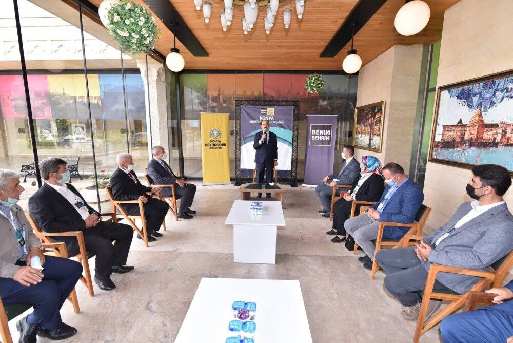 Konya Büyükşehir’den 31 ilçedeki muhtarlara “Konya Buluşması”