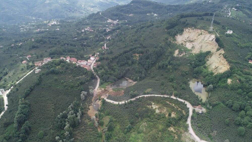 80 yıllık heyelan böyle durdu