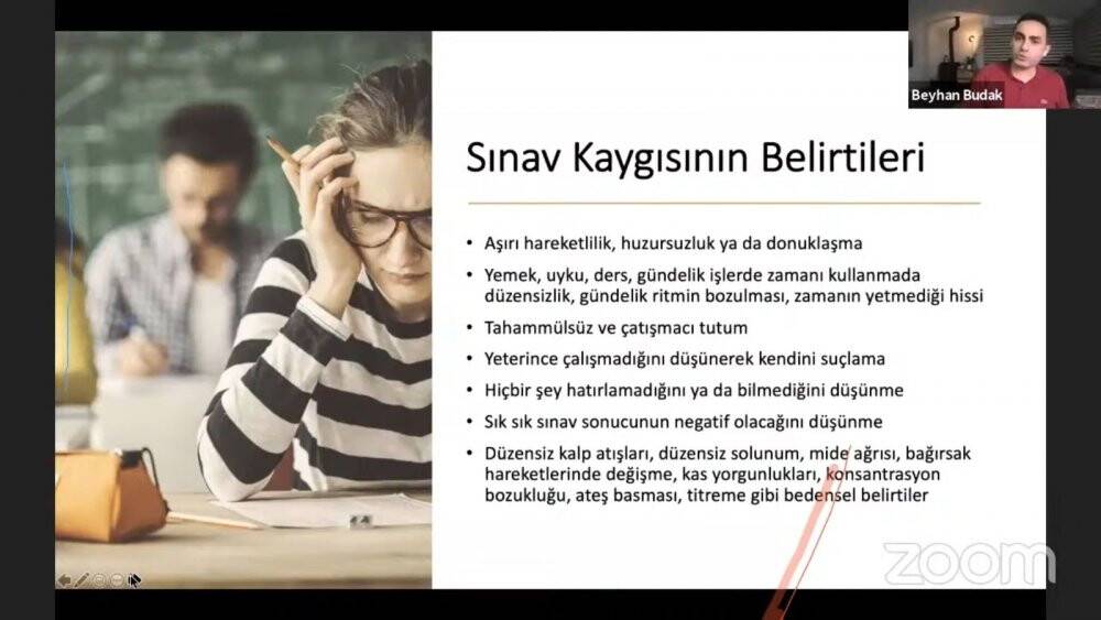 Karatay Kent Konseyi’nden online 'Sınav Stresiyle Başa Çıkabilmek' semineri