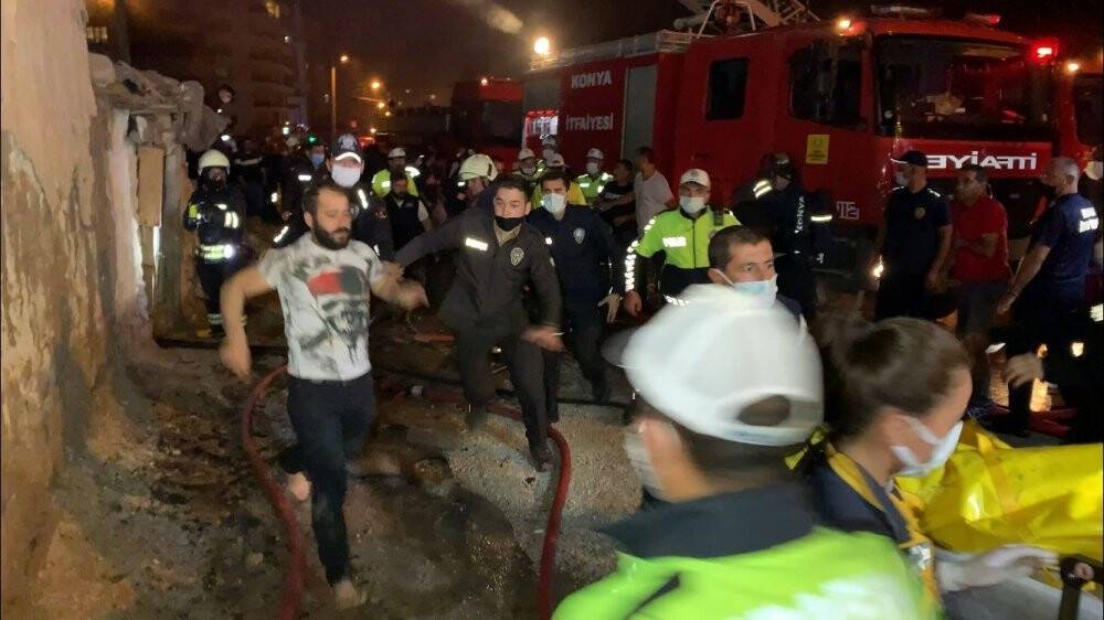 Konya'da evde çıkan yangında 3 çocuk öldü