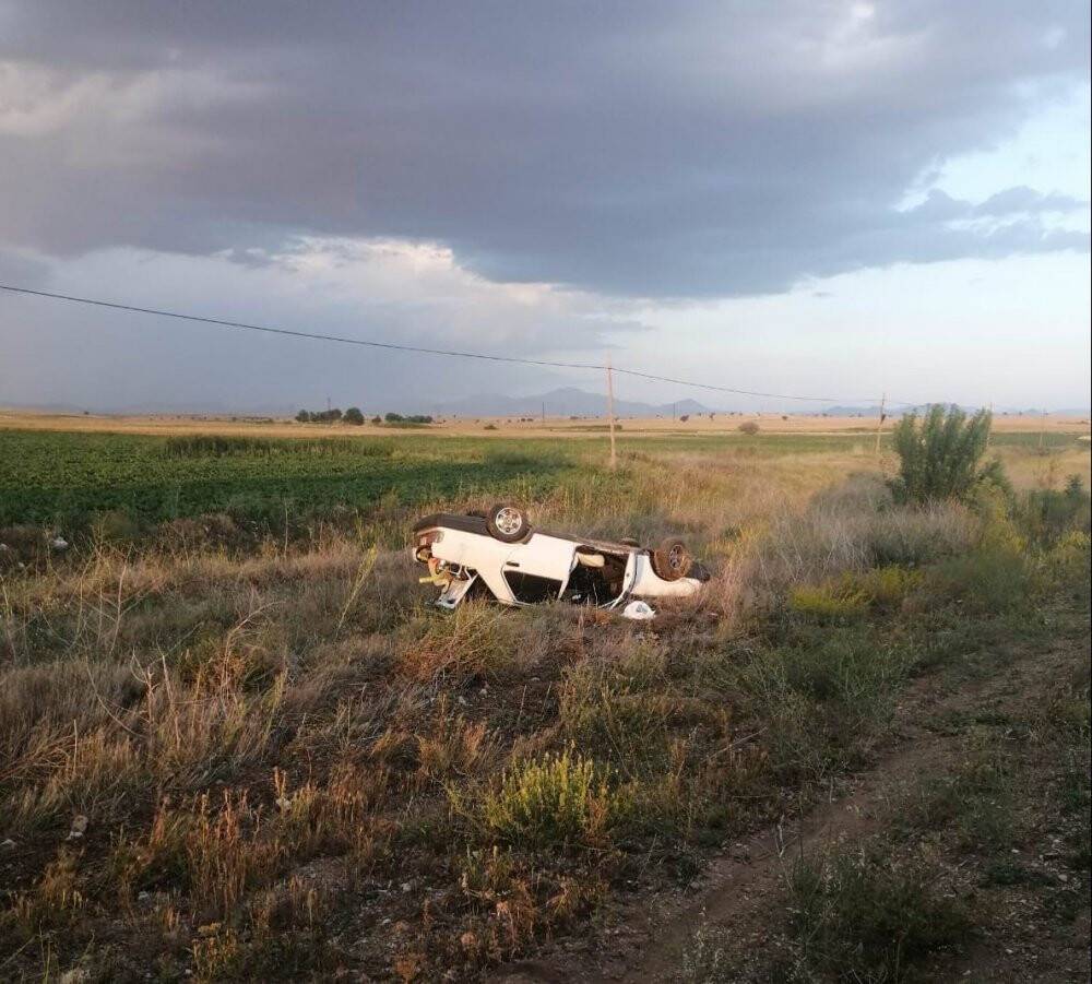Konya’da otomobil takla attı: 4 yaralı
