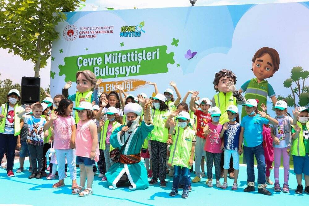 Meram Millet Bahçesi çevre müfettişlerini ağırladı