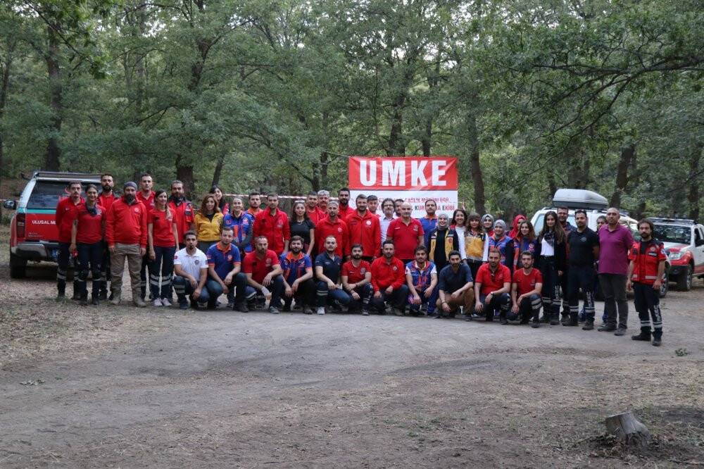 UMKE personeli eğitimlerini tatbikatlarla güçlendiriyor