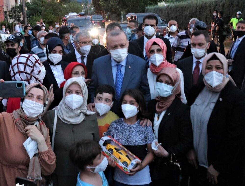 Cumhurbaşkanı Erdoğan’a sevgi seli