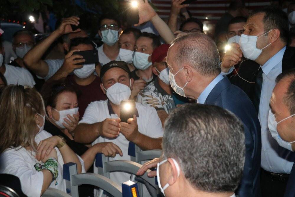 Cumhurbaşkanı Erdoğan’a sevgi seli