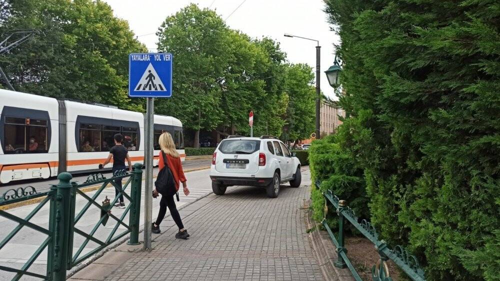 Sürücünün rahatlığı şaşırttı