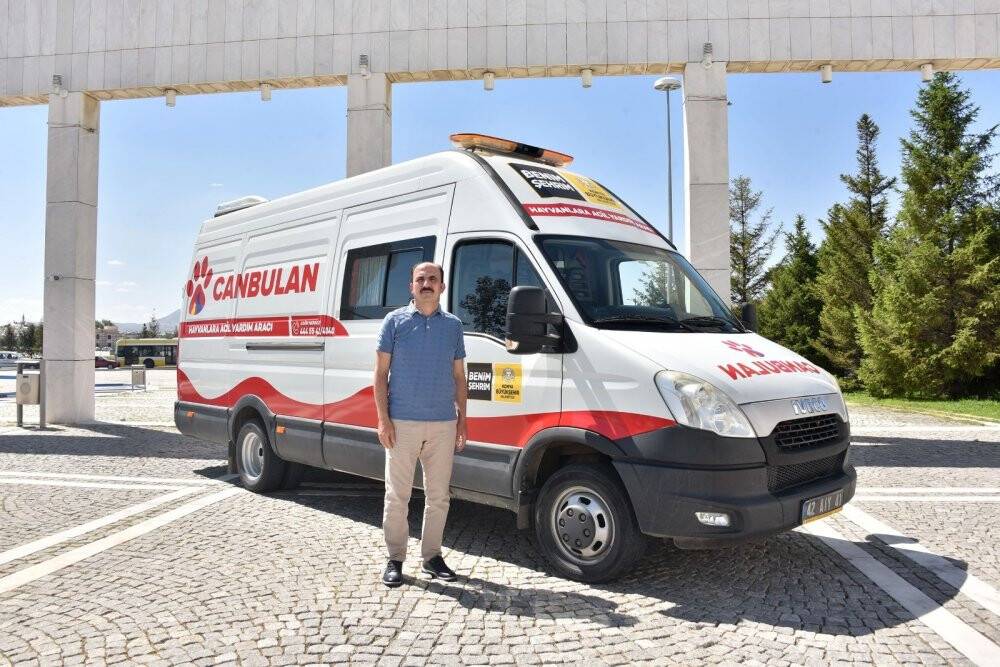 Konya’da yaralı hayvanlar 'Canbulan' ile hayata tutunacak