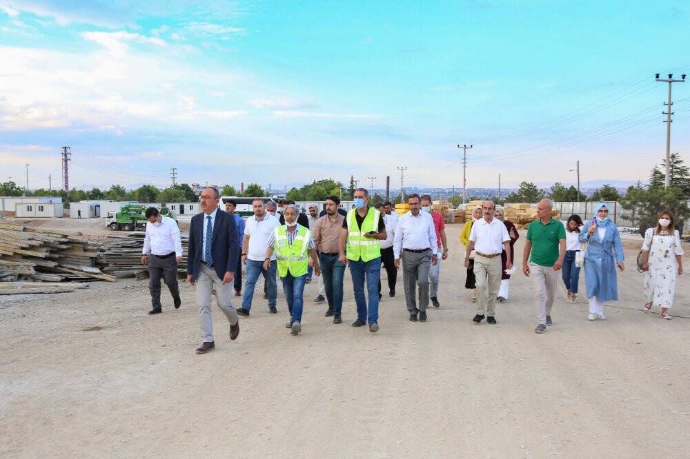 Türkiye’nin tek olimpik veledromu Meram’da yükseliyor