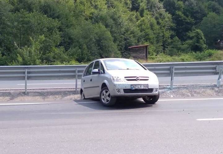 Yola mazot döküldü peş peşe kazalar yaşandı