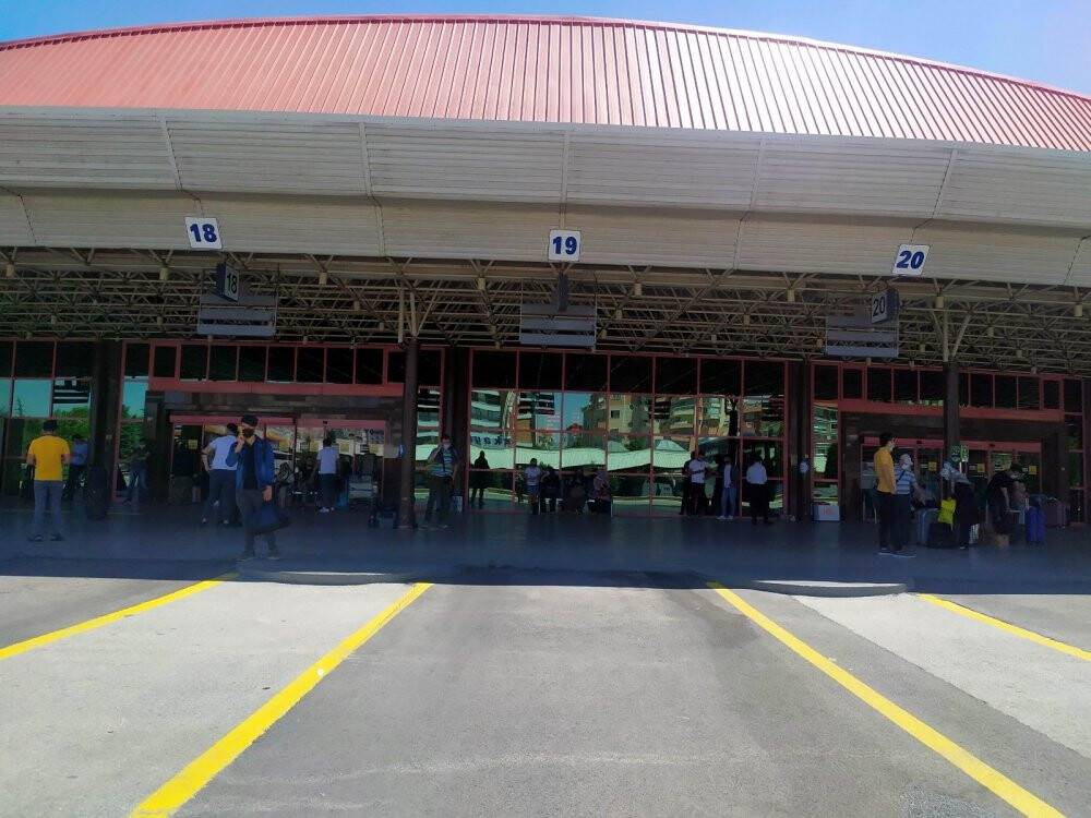 Konya’da bayram öncesi otogarda sakinlik
