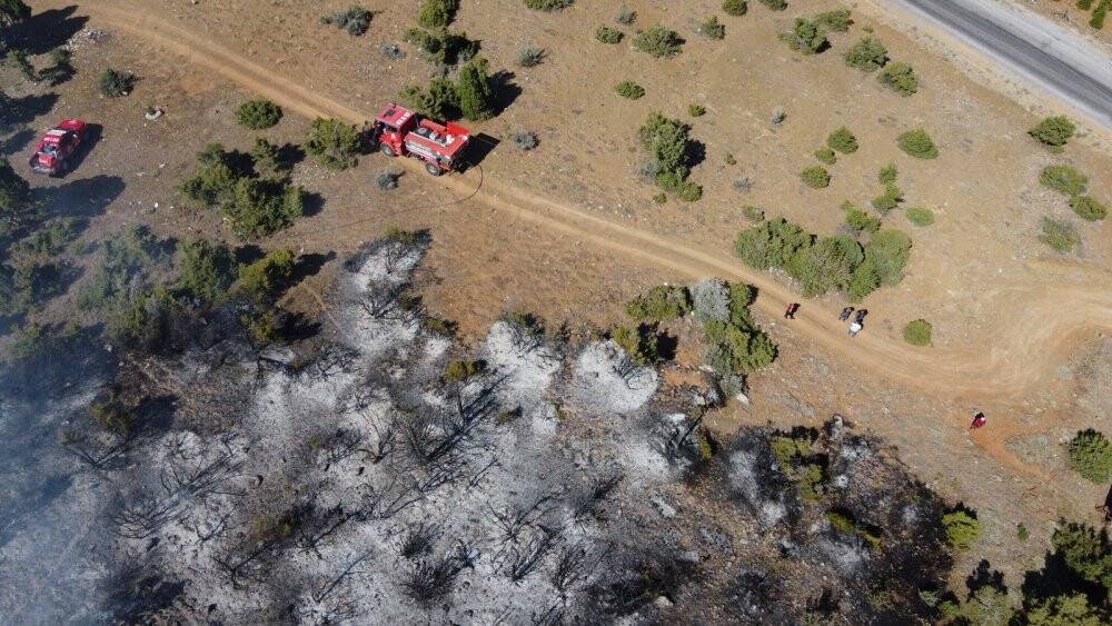 Konya'da çıkan orman yangını kontrol altına alındı