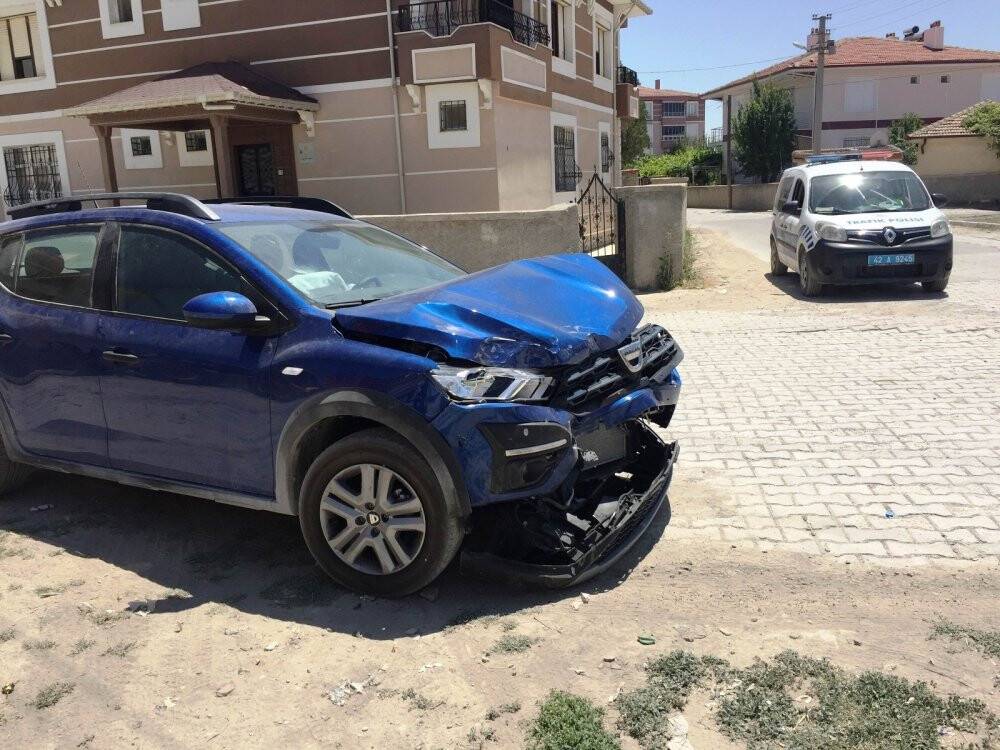 Konya’da trafik kazası: 1 yaralı