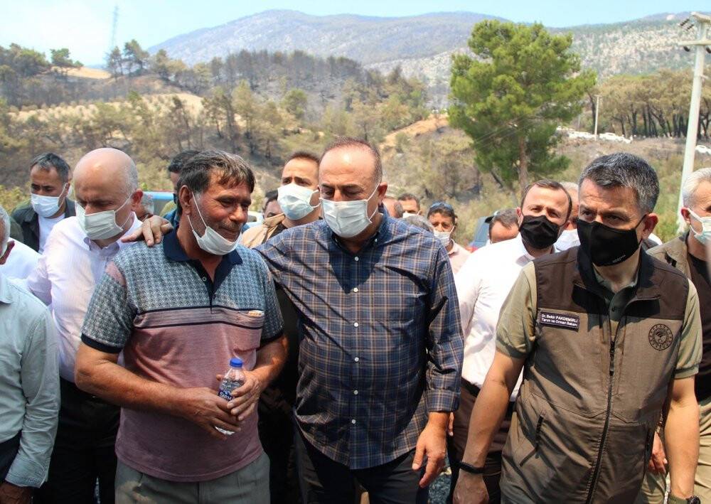 Manavgat’ta yangında ölen Gardaş çiftine son görev