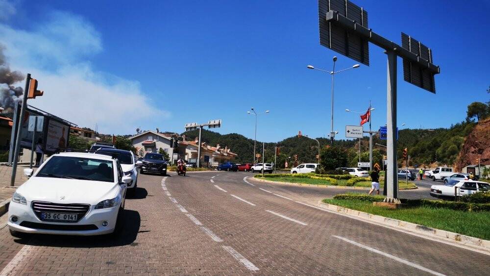 Marmaris Datça yolu kapandı