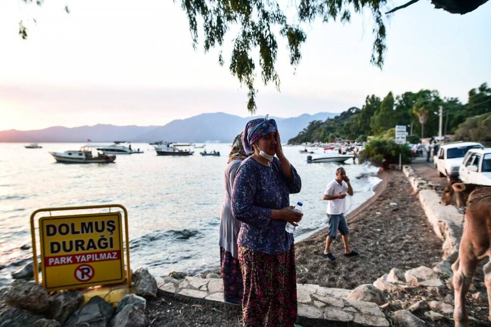 Marmaris’te hayvanlarını canları pahasına korudular